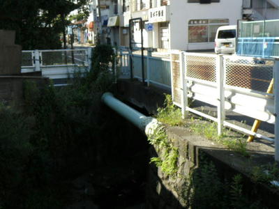 入江川の橋　無名橋①