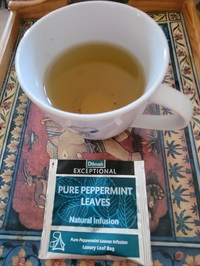 スリランカ紅茶「　ディルマ　」の「　PURE  PRPPERMINT  LEAVES　」。