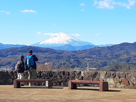 山頂の空も喜ぶ真弓の実