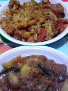 じゃがいもとなすのカレー