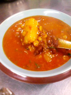 ロビア豆のカレー