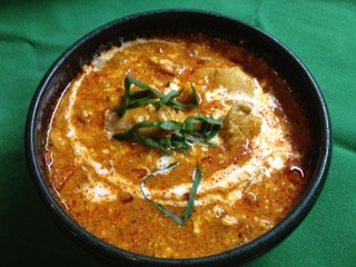 チーズとチキンのカレー
