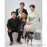 家族写真　入学記念